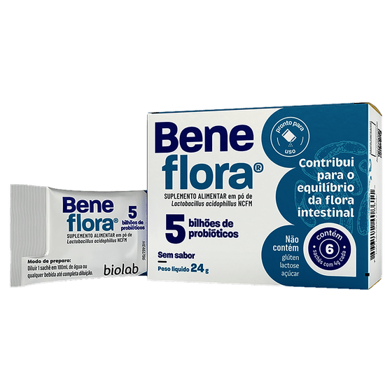 Beneflora 5 Bi 6 Sachês com 4g - Imagem 1